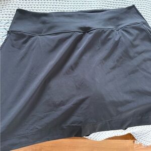 Puma Black Athletic Skort with Subtle Logo